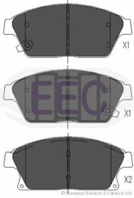 EEC BRP1772 Гальмівні колодки, комплект BRP1772: Купити в Україні - Добра ціна на EXIST.UA!