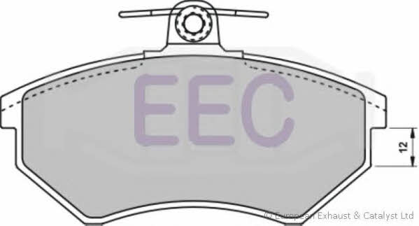 EEC BRP0707 Гальмівні колодки, комплект BRP0707: Приваблива ціна - Купити в Україні на EXIST.UA!