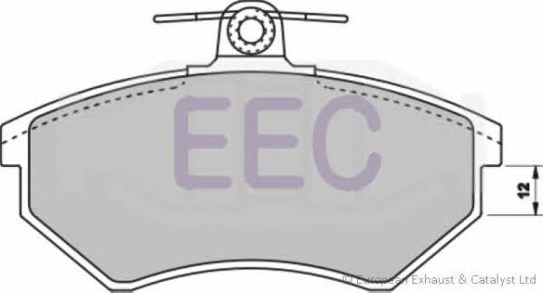 EEC BRP0708 Гальмівні колодки, комплект BRP0708: Купити в Україні - Добра ціна на EXIST.UA!