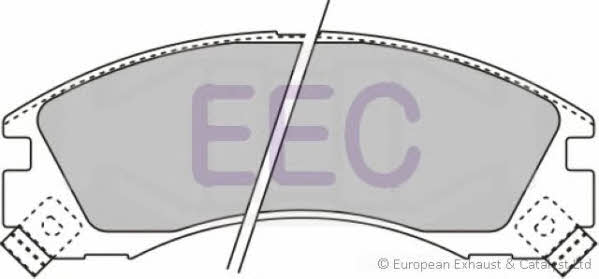 EEC BRP0781 Гальмівні колодки, комплект BRP0781: Купити в Україні - Добра ціна на EXIST.UA!