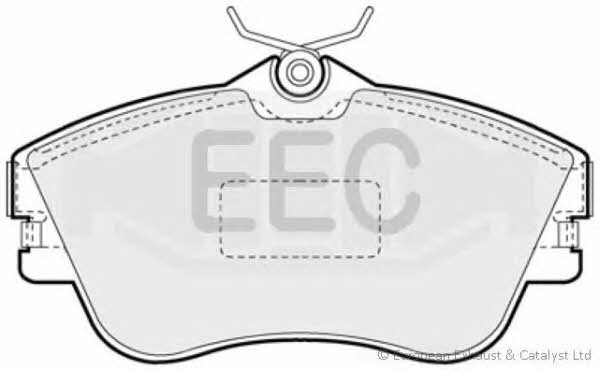 EEC BRP0848 Гальмівні колодки, комплект BRP0848: Купити в Україні - Добра ціна на EXIST.UA!