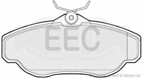 EEC BRP0904 Гальмівні колодки, комплект BRP0904: Купити в Україні - Добра ціна на EXIST.UA!