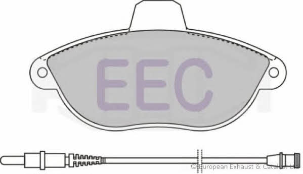 EEC BRP0935 Гальмівні колодки, комплект BRP0935: Купити в Україні - Добра ціна на EXIST.UA!