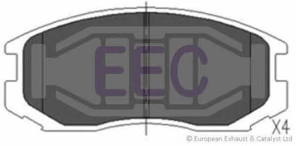 EEC BRP1072 Гальмівні колодки, комплект BRP1072: Приваблива ціна - Купити в Україні на EXIST.UA!