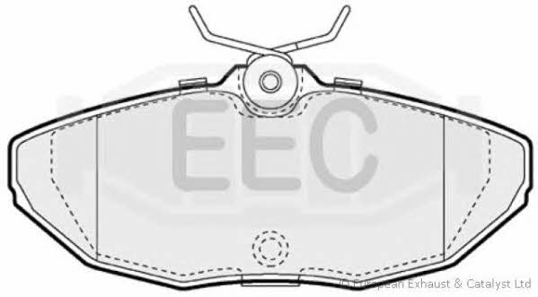 EEC BRP1127 Гальмівні колодки, комплект BRP1127: Купити в Україні - Добра ціна на EXIST.UA!