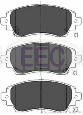 EEC BRP1137 Гальмівні колодки, комплект BRP1137: Купити в Україні - Добра ціна на EXIST.UA!