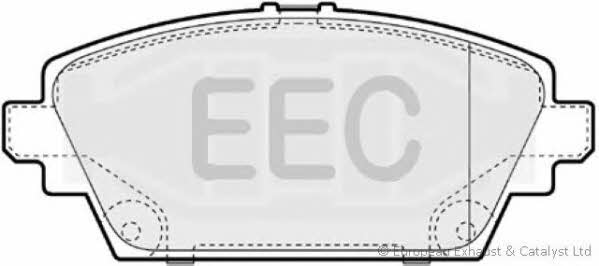 EEC BRP1170 Гальмівні колодки, комплект BRP1170: Купити в Україні - Добра ціна на EXIST.UA!