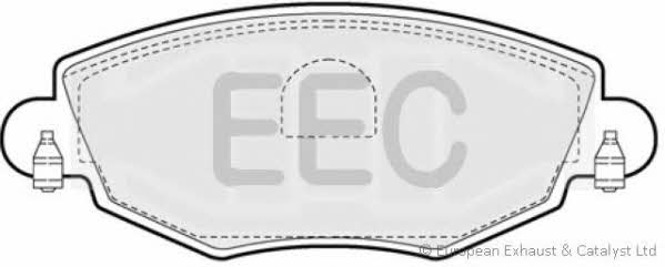 EEC BRP1174 Гальмівні колодки, комплект BRP1174: Купити в Україні - Добра ціна на EXIST.UA!