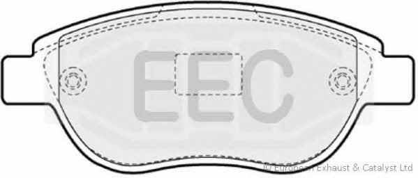 EEC BRP1194 Гальмівні колодки, комплект BRP1194: Купити в Україні - Добра ціна на EXIST.UA!