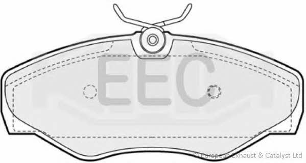 EEC BRP1202 Гальмівні колодки, комплект BRP1202: Купити в Україні - Добра ціна на EXIST.UA!