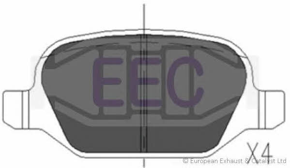 EEC BRP1209 Гальмівні колодки, комплект BRP1209: Купити в Україні - Добра ціна на EXIST.UA!