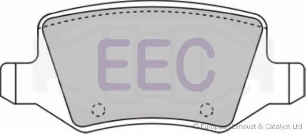 EEC BRP1214 Гальмівні колодки, комплект BRP1214: Купити в Україні - Добра ціна на EXIST.UA!