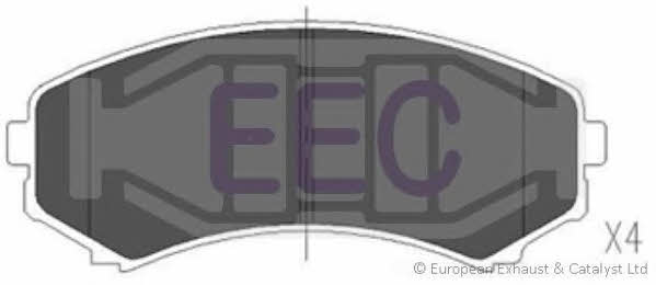 EEC BRP1268 Гальмівні колодки, комплект BRP1268: Купити в Україні - Добра ціна на EXIST.UA!