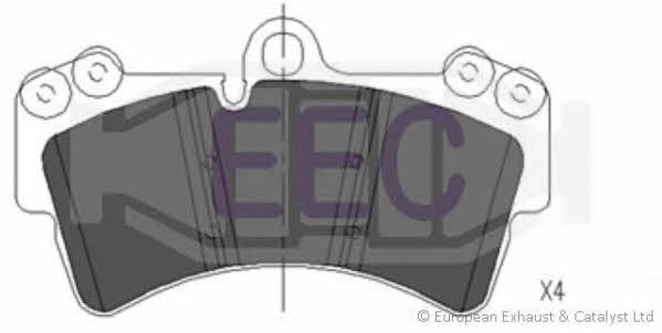 EEC BRP1317 Гальмівні колодки, комплект BRP1317: Приваблива ціна - Купити в Україні на EXIST.UA!