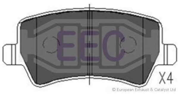 EEC BRP1566 Гальмівні колодки, комплект BRP1566: Купити в Україні - Добра ціна на EXIST.UA!