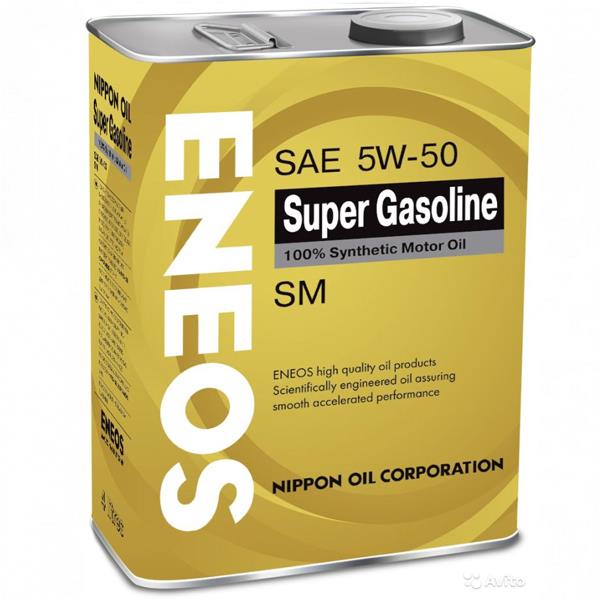 Eneos 8801252021940 Моторна олива Eneos Super Gasoline Synthetic 5W-50, 4л 8801252021940: Купити в Україні - Добра ціна на EXIST.UA!