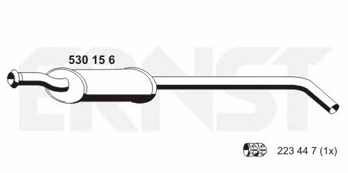 Ernst 530156 Глушник, середня частина 530156: Приваблива ціна - Купити в Україні на EXIST.UA!