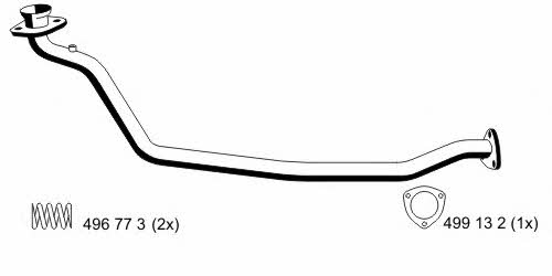 Ernst 024402 Вихлопна труба 024402: Купити в Україні - Добра ціна на EXIST.UA!