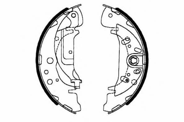 ETF 09-0583 Колодки гальмівні барабанні, комплект 090583: Купити в Україні - Добра ціна на EXIST.UA!