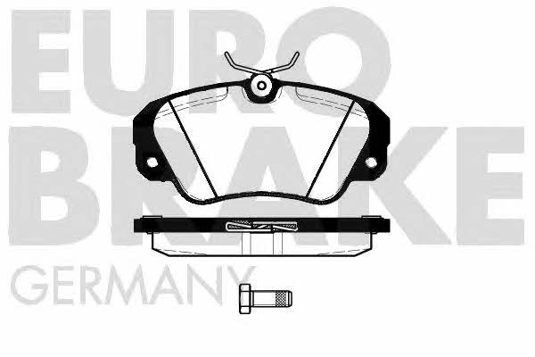 Eurobrake 5502223611 Гальмівні колодки, комплект 5502223611: Купити в Україні - Добра ціна на EXIST.UA!