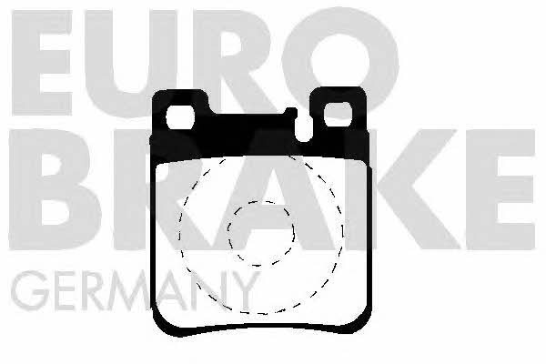 Eurobrake 5502223323 Гальмівні колодки, комплект 5502223323: Купити в Україні - Добра ціна на EXIST.UA!