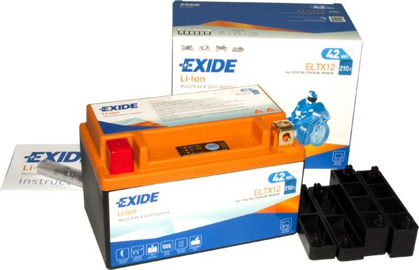 Exide ELTX12 Акумулятор Exide Li-ion 12В 3,5Ач 210А(EN) L+ ELTX12: Купити в Україні - Добра ціна на EXIST.UA!