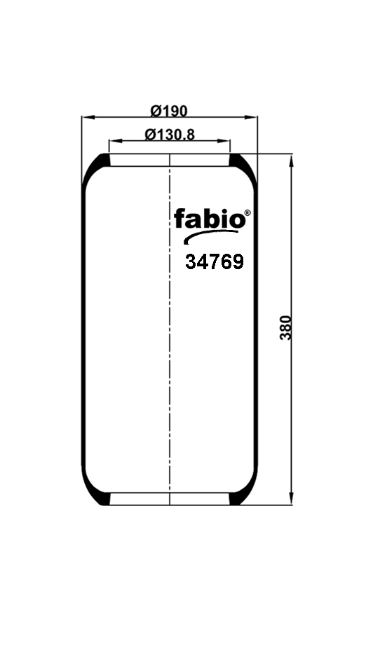 Пневморессора Fabio 34769