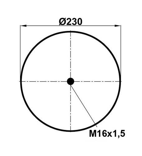 Fabio 344912-5C Пневморессора с металлическим поддоном 3449125C: Отличная цена - Купить в Украине на EXIST.UA! 3449125C Fabio Пневморессора с металлическим поддоном