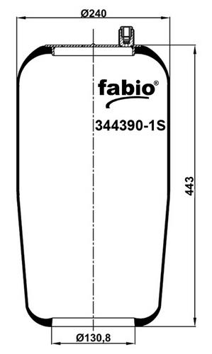 Купить Fabio 3443901S – отличная цена на EXIST.UA!