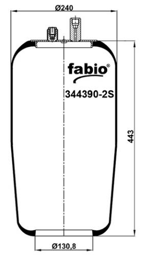 Купить Fabio 3443902S – отличная цена на EXIST.UA!