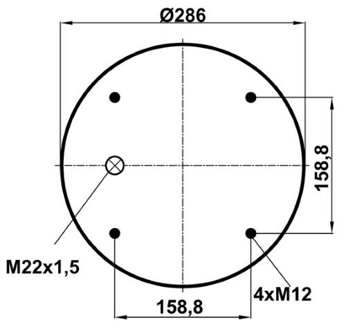 Fabio 34810-S Пневморессора без поддона 34810S: Отличная цена - Купить в Украине на EXIST.UA! 34810S Fabio Пневморессора без поддона
