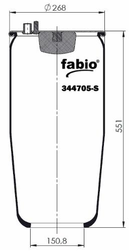 Купить Fabio 344705S – отличная цена на EXIST.UA!