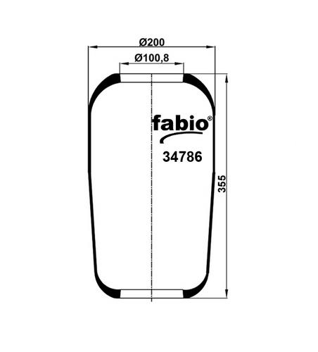 Пневморессора Fabio 34786