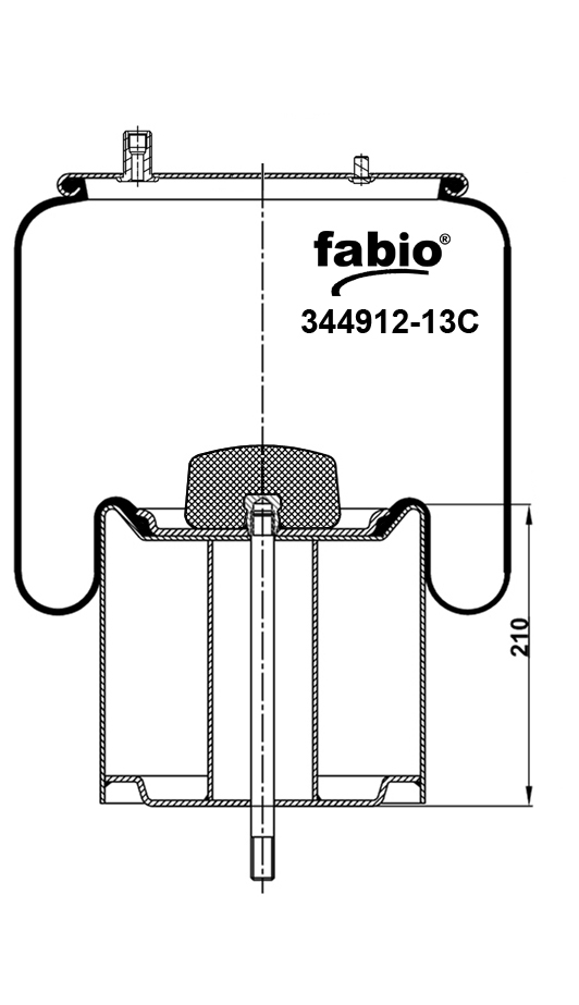 Fabio Пневморесора с металічним піддоном – цена 5199 UAH