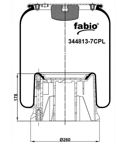Купить Fabio 344813-7CPL по низкой цене в Украине!