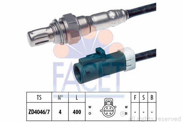 Facet 10.7611 Датчик кисневий / Лямбда-зонд 107611: Купити в Україні - Добра ціна на EXIST.UA!