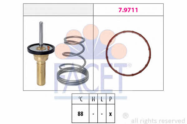 Facet 7.8798 Термостат 78798: Купити в Україні - Добра ціна на EXIST.UA!