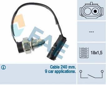 FAE 40915 Датчик ввімкнення заднього ходу 40915: Купити в Україні - Добра ціна на EXIST.UA!