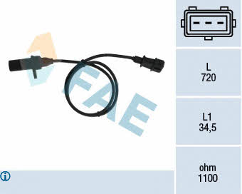 FAE 79006 Датчик положення колінчатого валу 79006: Купити в Україні - Добра ціна на EXIST.UA!