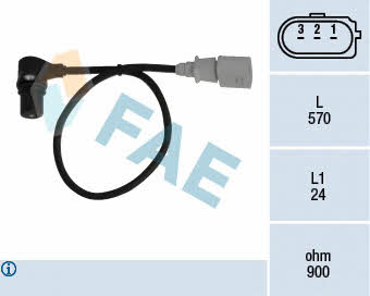 FAE 79056 Датчик положення колінчатого валу 79056: Купити в Україні - Добра ціна на EXIST.UA!