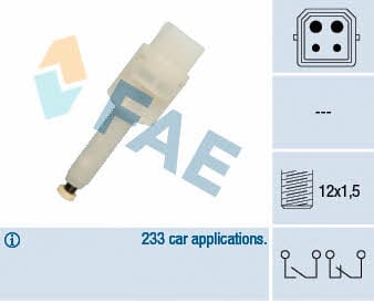 FAE 24565 Вимикач стоп-сигналу 24565: Купити в Україні - Добра ціна на EXIST.UA!