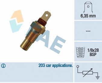 31570 FAE Датчик температури охолоджувальної рідини