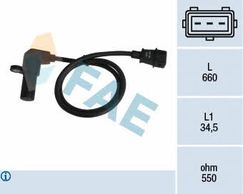 FAE 79070 Датчик положення колінчатого валу 79070: Купити в Україні - Добра ціна на EXIST.UA!