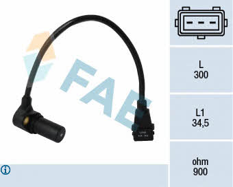 FAE 79071 Датчик положення колінчатого валу 79071: Купити в Україні - Добра ціна на EXIST.UA!