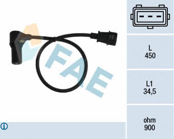 FAE 79074 Датчик положення колінчатого валу 79074: Приваблива ціна - Купити в Україні на EXIST.UA!
