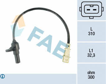 FAE 79084 Датчик положення колінчатого валу 79084: Купити в Україні - Добра ціна на EXIST.UA!