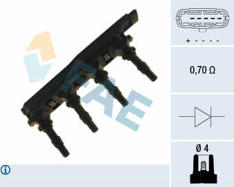 FAE 80224 Котушка запалювання 80224: Купити в Україні - Добра ціна на EXIST.UA!