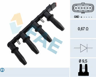 FAE 80291 Котушка запалювання 80291: Купити в Україні - Добра ціна на EXIST.UA!