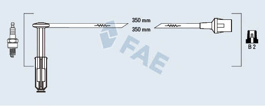FAE 85052 Дроти високовольтні, комплект 85052: Приваблива ціна - Купити в Україні на EXIST.UA!