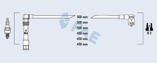 FAE 85062 Дроти високовольтні, комплект 85062: Купити в Україні - Добра ціна на EXIST.UA!